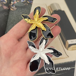 vintage小众复古点油花金属纽扣皮草外套装饰扣子时装大衣毛衣扣