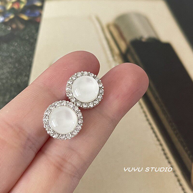 小香风金属猫眼百搭纽扣