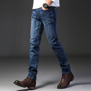 Men s Trousers Slim Fit man white jeans Pants Skinny for Men