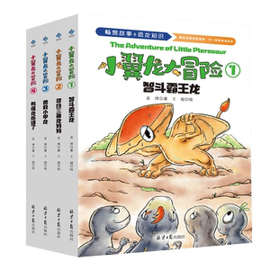 《小翼龙大冒险》全4册，童话绘本，适合4-8岁的孩子，作为从绘本过渡到文字书的桥梁书