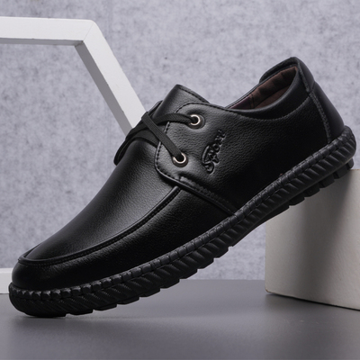 2023男鞋圆头软底舒适商务休闲鞋