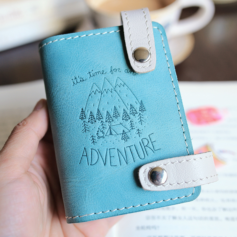 真皮原创卡片收纳包银行卡片包