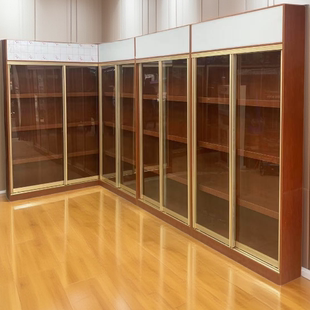 龙祥简约汽车用品展柜酒柜茶庄精品货架模型柜金属柜玻璃架展示柜