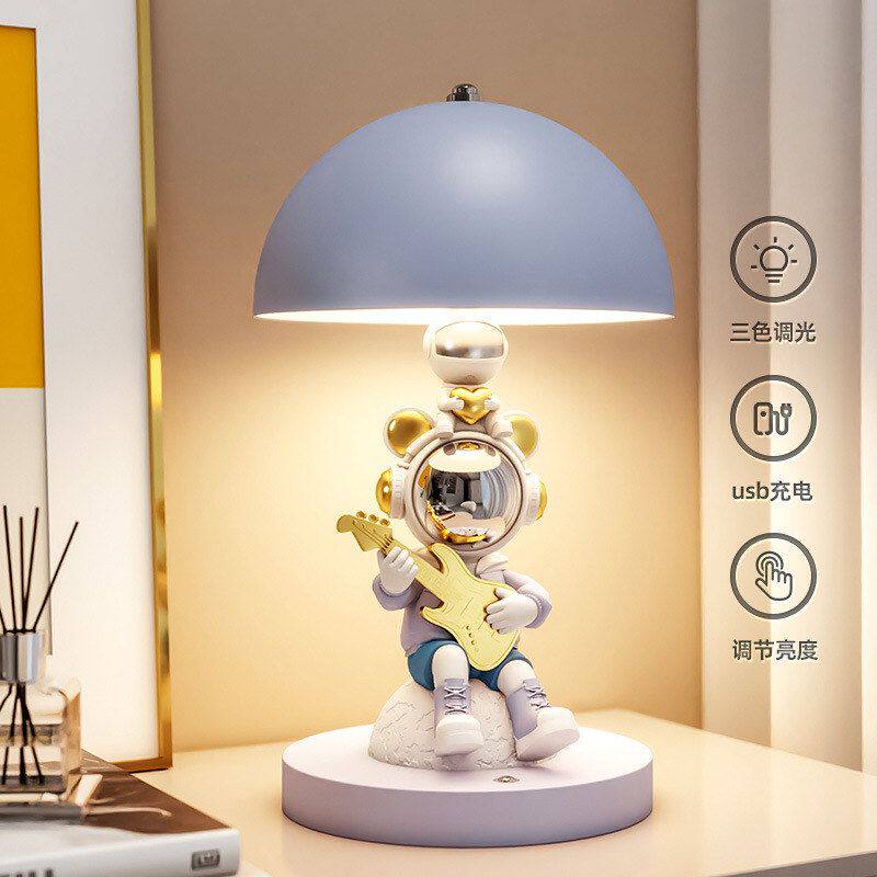 小柜装修弹礼物摆件人房头宇航员