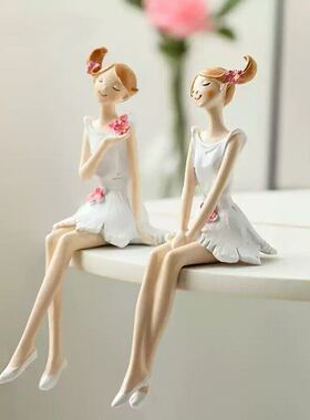家居装饰唯美娃娃摆件少女桌面