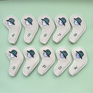 渔夫帽子铁杆套保护套golf球头帽套高尔夫球杆套杆头套男女通用