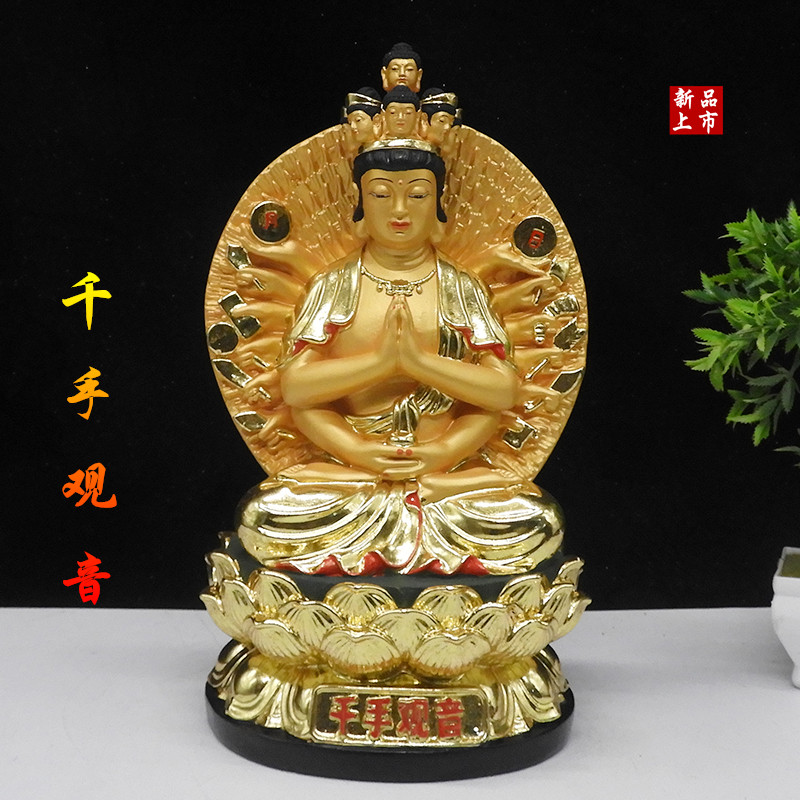 千手观音佛堂佛像树脂