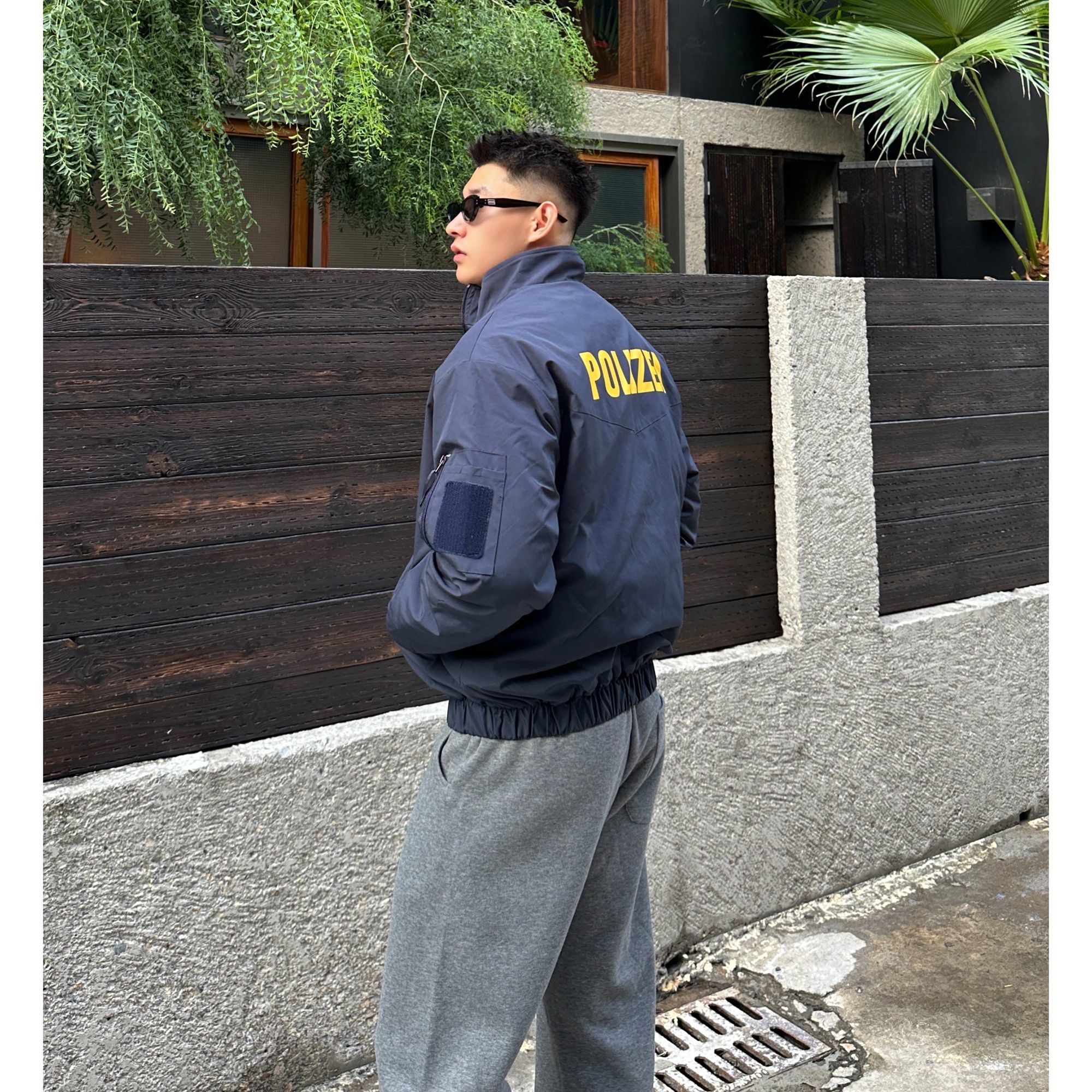 三防棉服硬汉立领短宽boxy版型