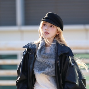 hucares 「极简雅黑」自留款黑色礼帽!独家定制100%澳毛!