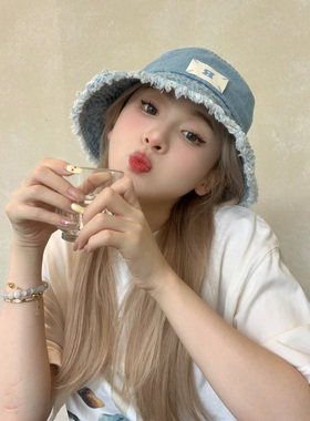 hucares「放轻松chill～」大头大脸专属百搭太阳帽女可调节水洗牛