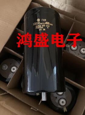 FXR日立电容450V10000UF螺栓电解电容SURGE500VDC10000MFD 90X170