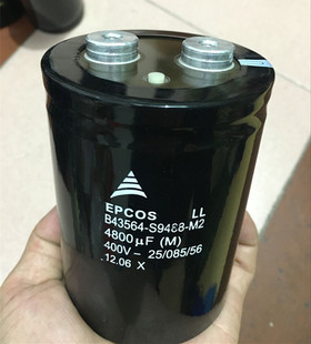 现货德国EPCOS B43564-S9488-M2 400V4800UF 4700UF 电梯专用电容