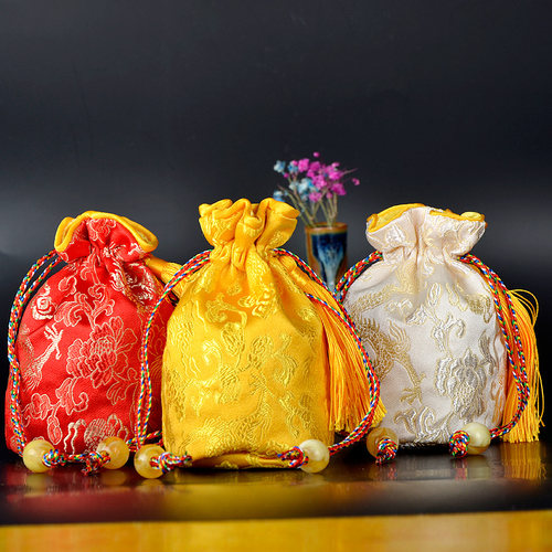 布袋圆底香包零钱胎发锦囊
