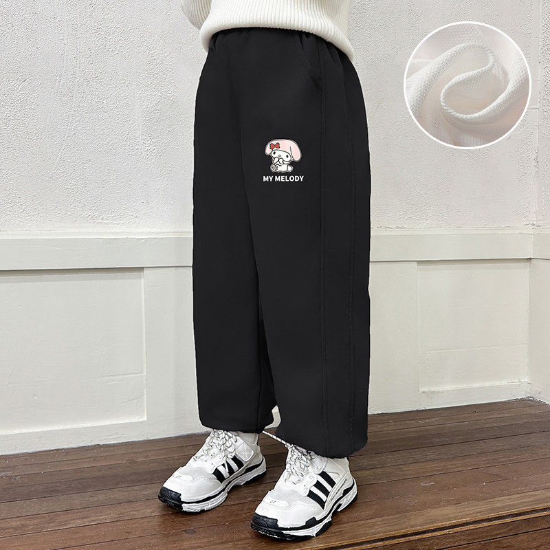 防水女童春季登山裤子