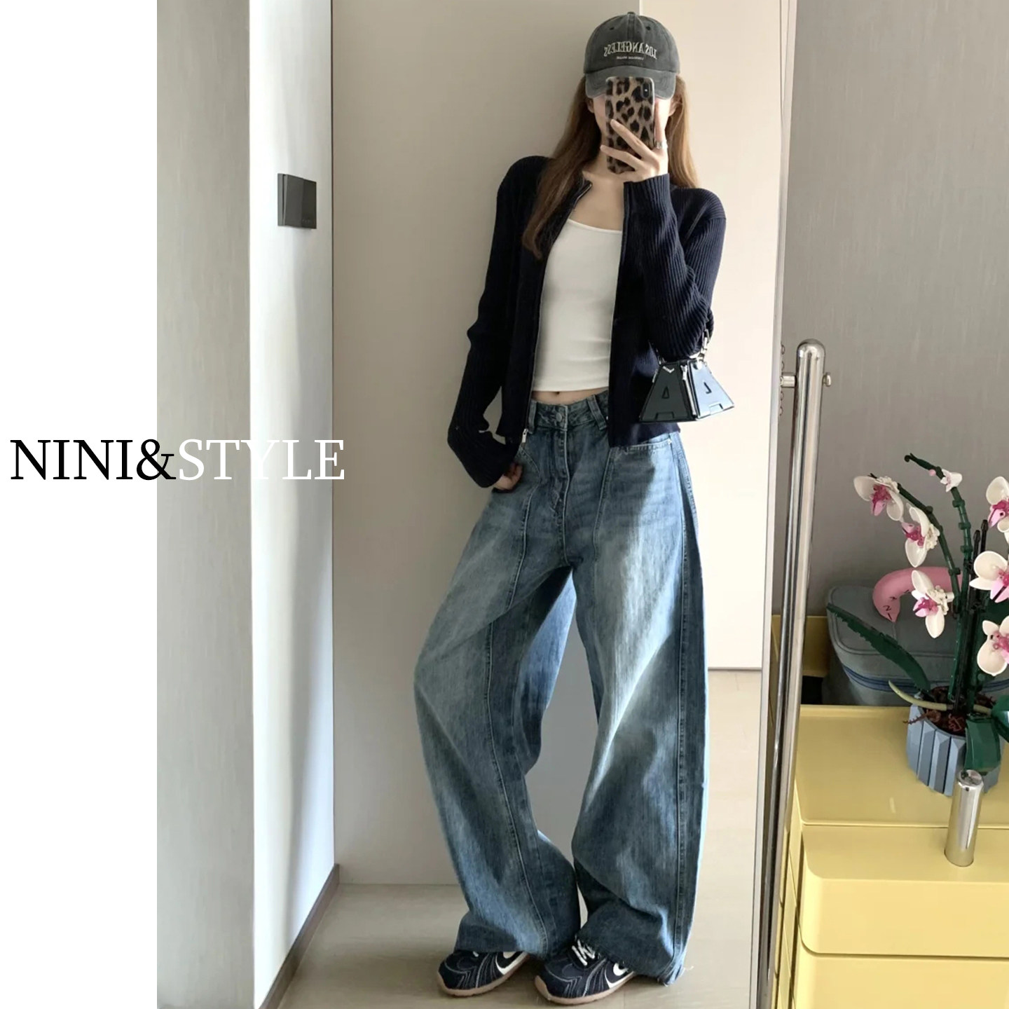 Vintage Blue[Pants]Single Pants