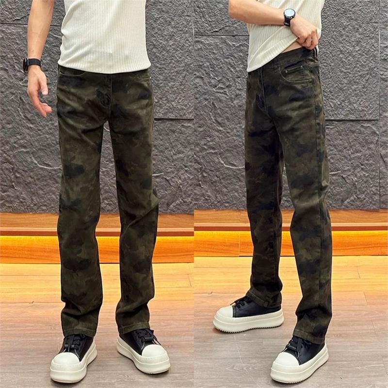 205秋冬新款迷彩直筒男士