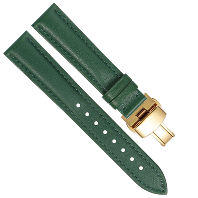 绿色真皮手表带通用款式