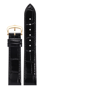 适配卡地亚山度士手表带Dumont杜蒙大小号快拆鳄鱼纹牛皮表带女款