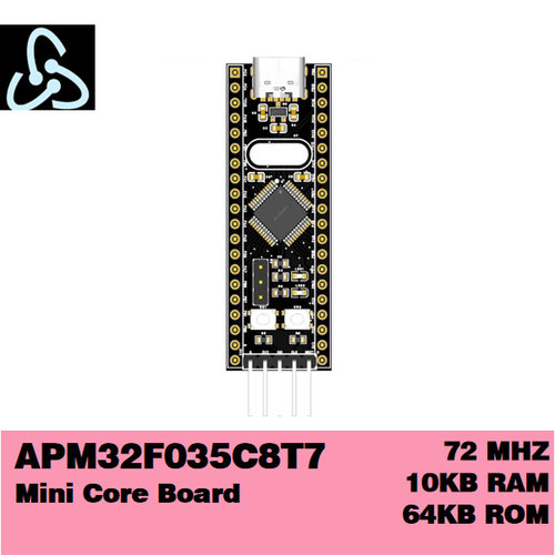 【电机控制器】中国珠海极海APM32F035C8T7最小核心板