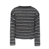 落肩版 JCAESAR 型 条纹毛织落肩长袖 大领口 STRIPED SLEEVE