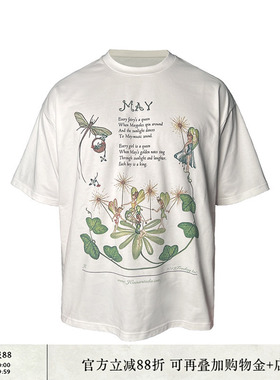 JCAESAR FLOWER FAIRY TEE 花仙子短袖 杜邦SORONA冰感面料270g