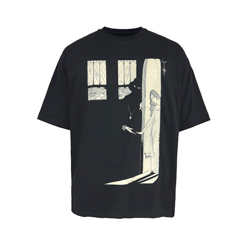 JCAESAR插画短袖冰感面料BoxyFit