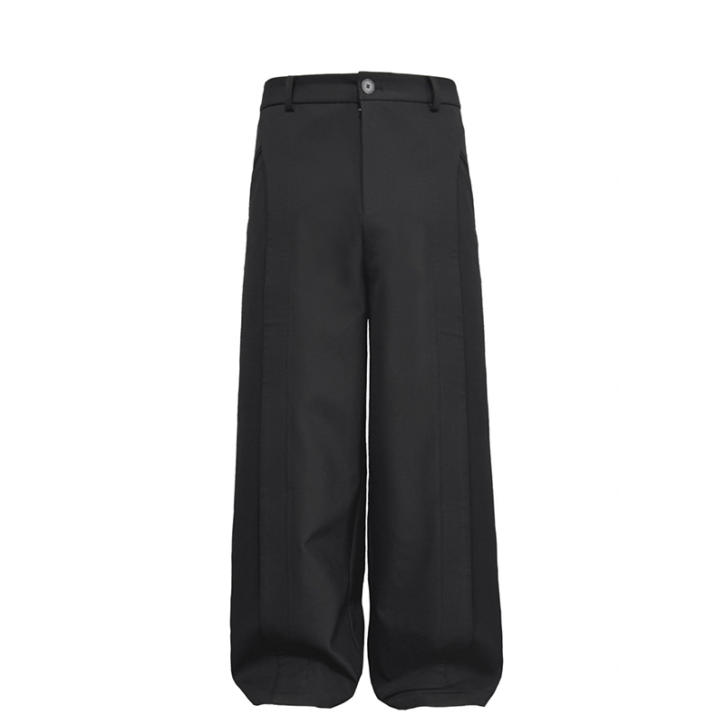 thumbnail for JCAESAR LOOSE LEAF Curved Loose-leaf Trousers Double-sided oblique structure UNION buttons Anti-wrinkle stiffness