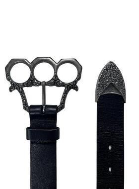 JCAESAR KNCKLE BELT 藤蔓指虎皮带 11孔 植鞣工艺 自然纹路 做旧