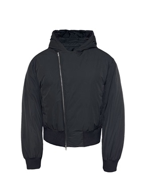 JCAESAR DOWN JACKET斜门襟羽绒服 90白鸭绒 防钻绒胆布 短宽合体