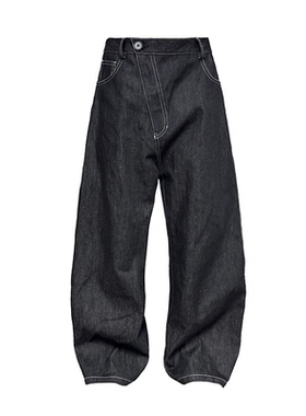 JCAESAR DENIMS 斜门襟原牛香蕉裤 12OZ丹宁 大插袋 微喇弯刀版型