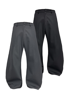 JCAESAR MACHETE PANTS 活页弯刀裤 立体剪裁 阔腿版型 双色西裤