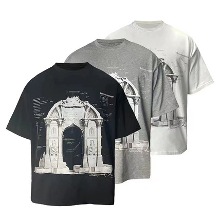JCAESAR ARCH TEE CREATED BY AI“不存在的拱门”短袖 AI设计