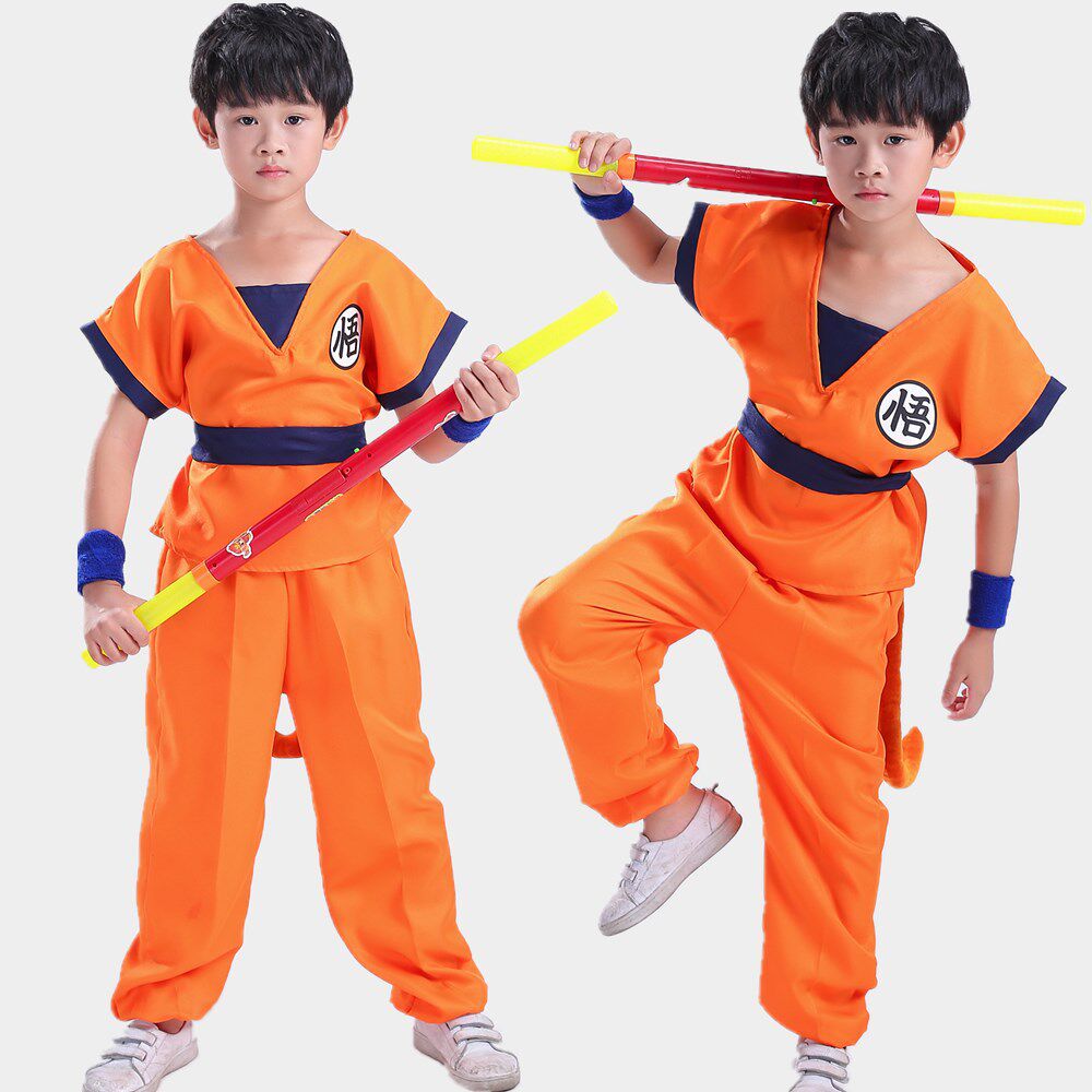 儿童七龙珠孙悟空Cosplay服装