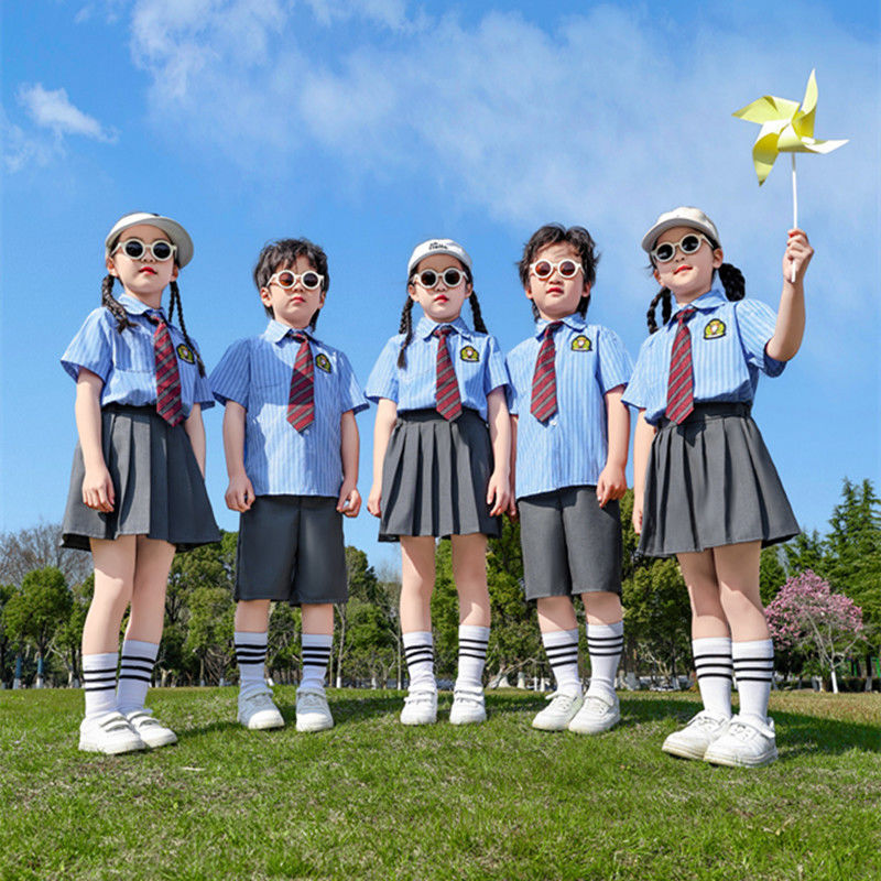 六一儿童节英伦风毕业演出服夏季