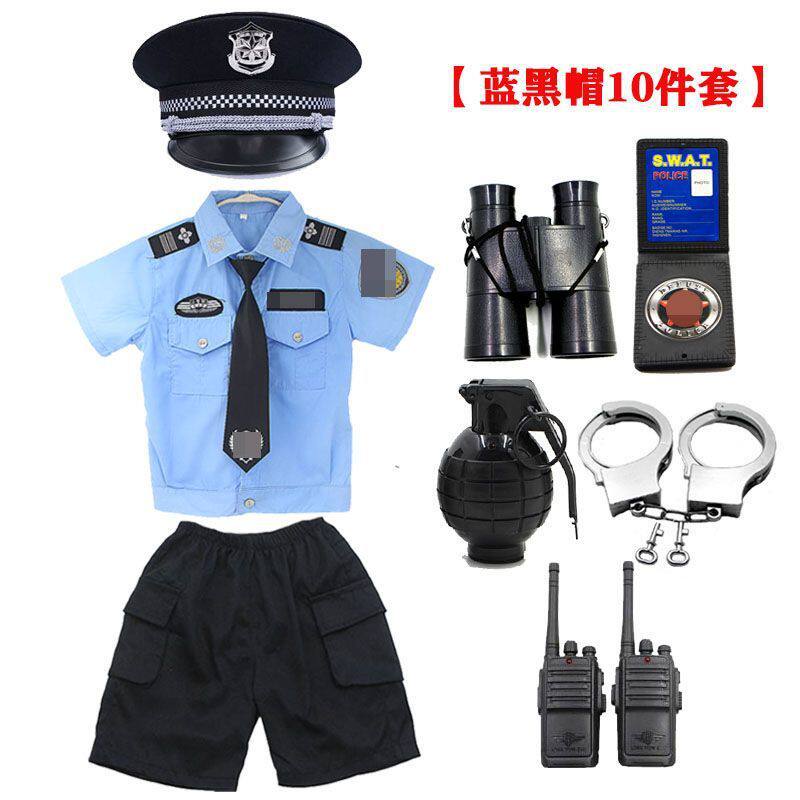 儿童小军装套装男女童玩具制服六一演出服生日礼物