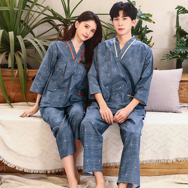 汗蒸服男女长袖按摩服浴服保健桑拿洗浴服家居服睡衣套装足疗服女