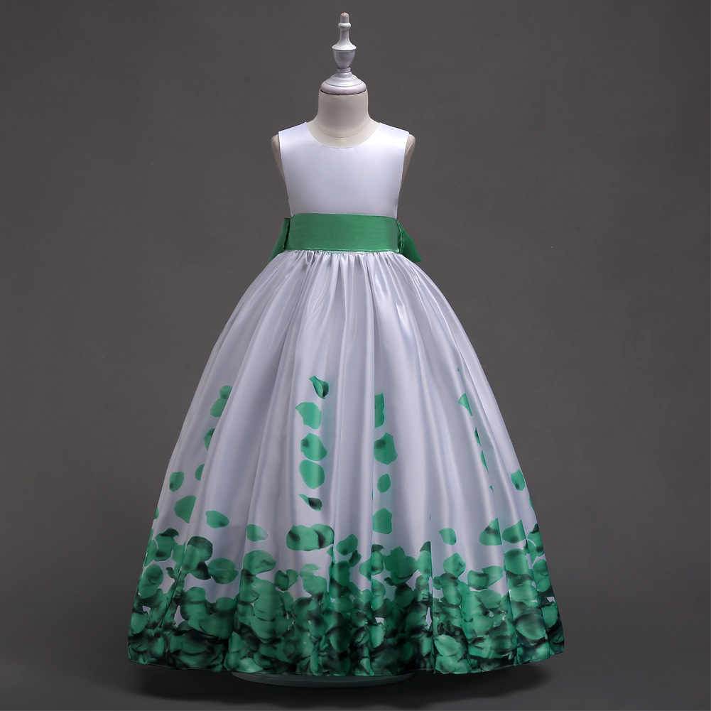 大蝴蝶结舞台公主风钢琴演出服