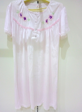 芬腾专柜正品夏季时尚简约女式睡裙 S2312脏黄处理