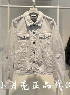 ABLE JEANS潮牌春季纯色百搭情侣款牛仔夹克外套男女720011-322