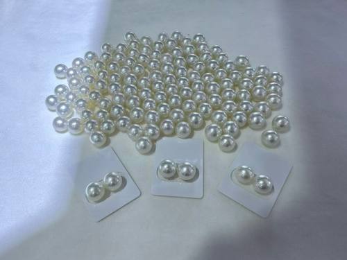 水之泪天然海水澳白珍珠10-11mm正圆基本无瑕颗粒散珠配对diy半孔