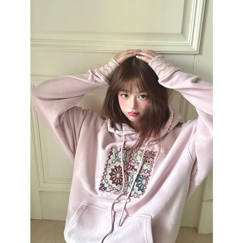 HandSeven秋冬季宽松慵懒风帽衫