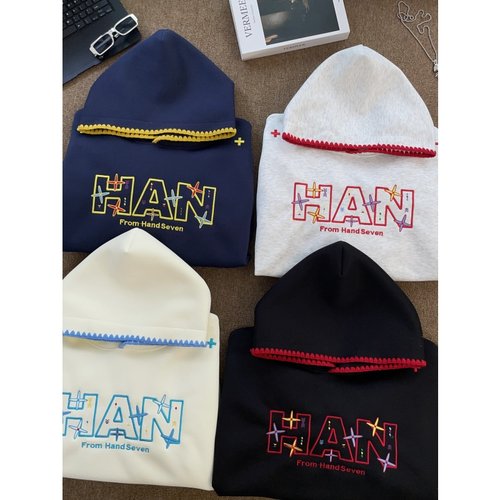 HandSeven秋冬宽松百搭情侣上衣