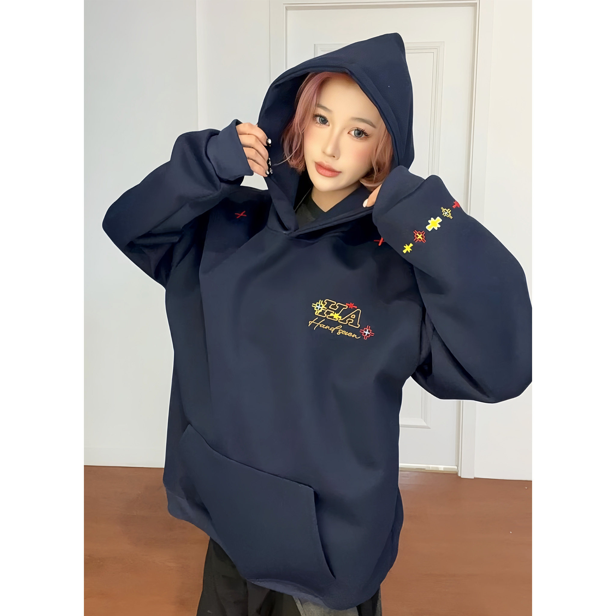 HandSeven新款潮牌情侣休闲上衣