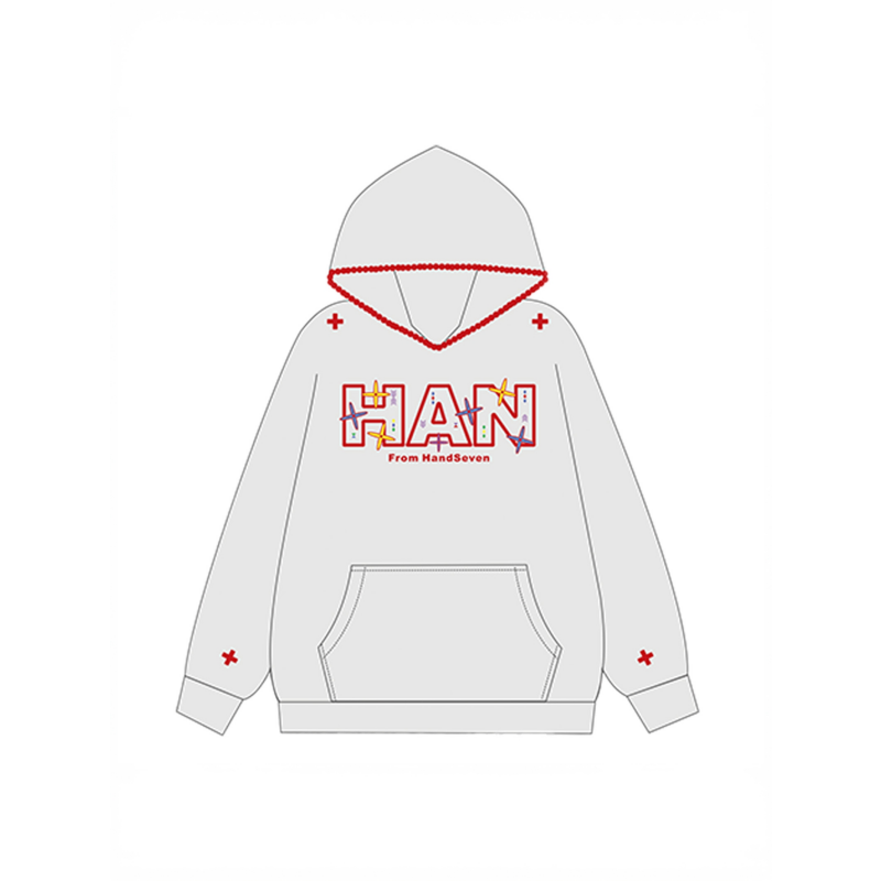HandSeven设计感小众百搭连帽衫