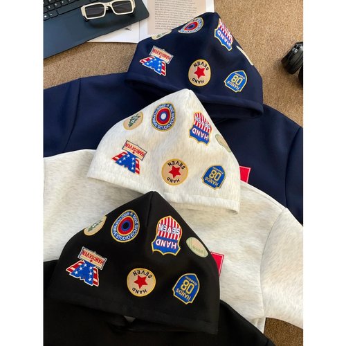 HandSeven秋冬宽松套头长袖卫衣