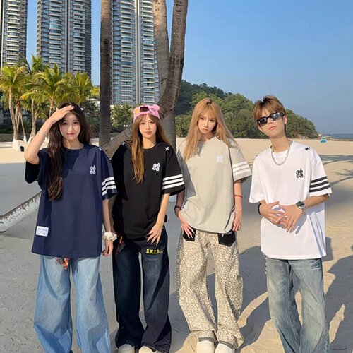 HandSeven短袖美式男女印花T恤