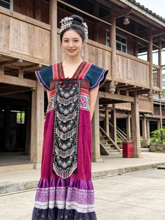 【小众私藏】夏萨珑！花仙子清迈老绣刺绣度假风波西米亚连衣裙春