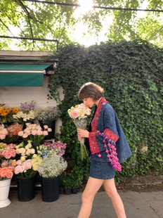 清迈毛球流苏棉质刺绣度假风田园夏2026外套 夏萨珑 绝美画报