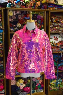 夏萨珑 2025泰国摩洛哥印度埃及尼泊尔阿拉伯手工钉珠潮牌短外套