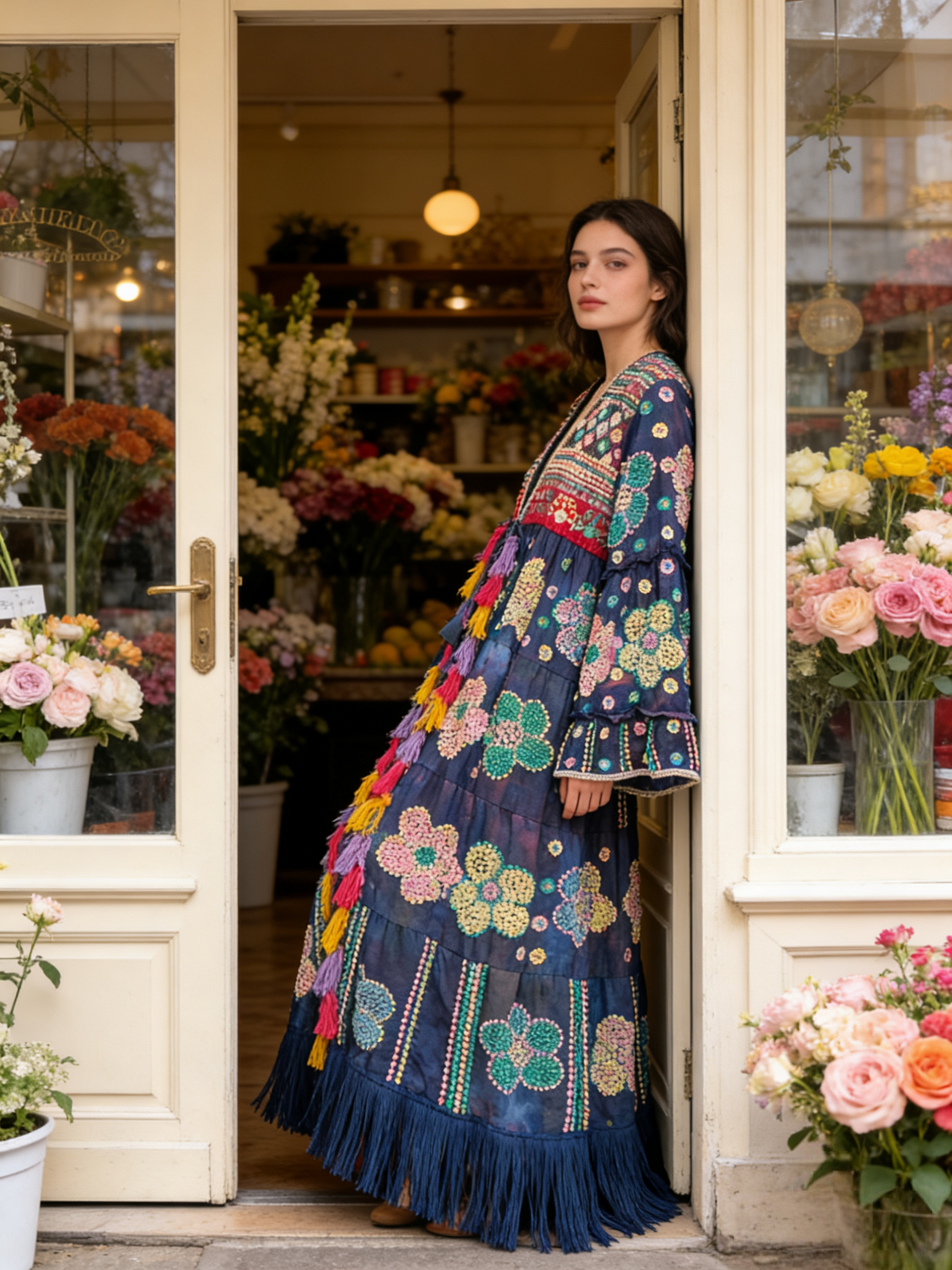 ｛绝美画报｝夏萨珑！富家千金丹麦重工手工钉珠刺绣摩洛哥仙女裙,女装/女士精品,连衣裙,淘宝优惠券,粉丝福利购,淘宝优惠卷